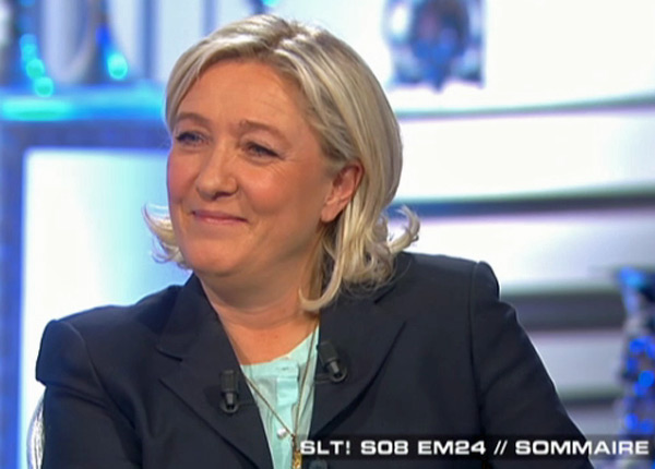 Salut les terriens : Marine Le Pen fait moins qu’Olivier Besancenot Salut les terriens : Marine Le Pen fait moins qu’Olivier Besancenot