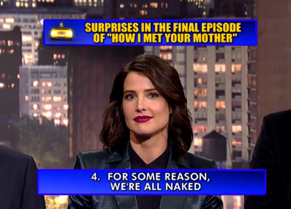 Pour contrer Jimmy Fallon, les héros de How I met your mother à la rescousse Pour contrer Jimmy Fallon, les héros de How I met your mother à la rescousse