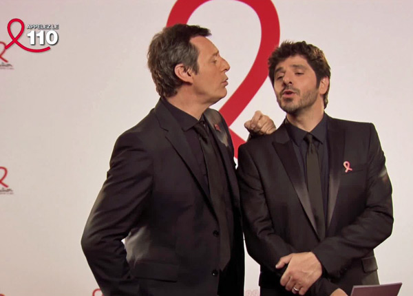 Alessandra Sublet, Christophe Dechavanne et Anne-Sophie Lapix en choeur pour la bonne cause