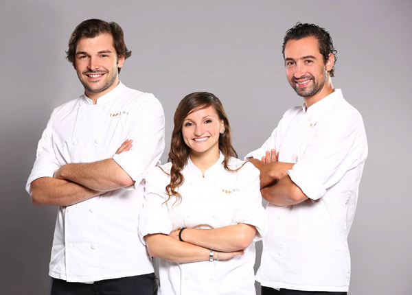 Top Chef : Pierre Augé, Noémie Honiat et Thibault Sombardier jugés par Ghislaine Arabian