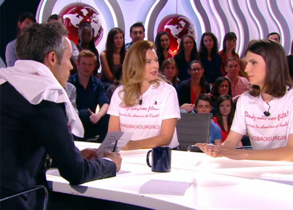Le Petit Journal : un direct remarqué pour Valérie Trierweiler, avec Bring back our girls Le Petit Journal : un direct remarqué pour Valérie Trierweiler, avec Bring back our girls