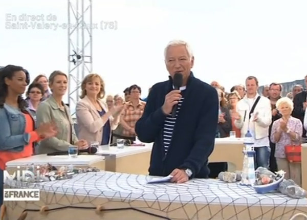 Midi en France : beau temps  à Saint-Valéry-en-Caux pour Laurent Boyer