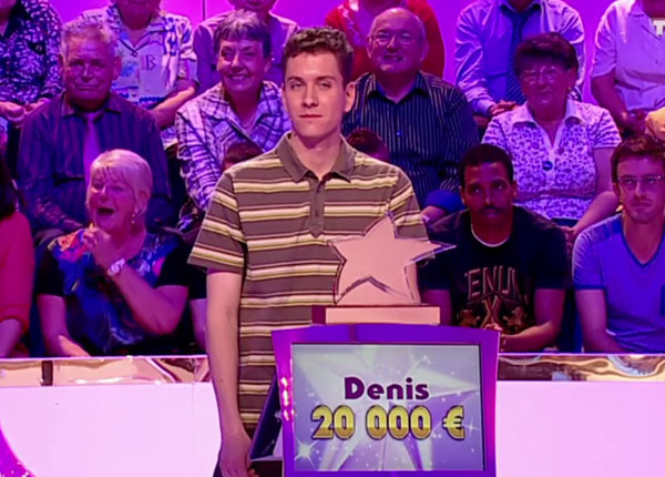 Les 12 coups de midi : pas de miracle pour Denis face à l’Étoile mystérieuse Les 12 coups de midi : pas de miracle pour Denis face à l’Étoile mystérieuse