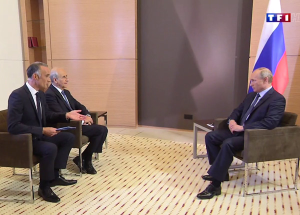 À 20 heures, pas de record pour les vérités de Vladimir Poutine sur TF1 À 20 heures, pas de record pour les vérités de Vladimir Poutine sur TF1