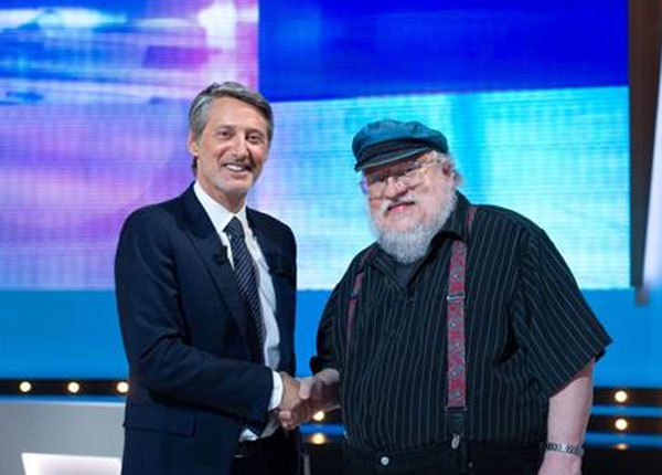 Game of Thrones : George R. R. Martin, invité spécial du dernier Grand Journal Game of Thrones : George R. R. Martin, invité spécial du dernier Grand Journal