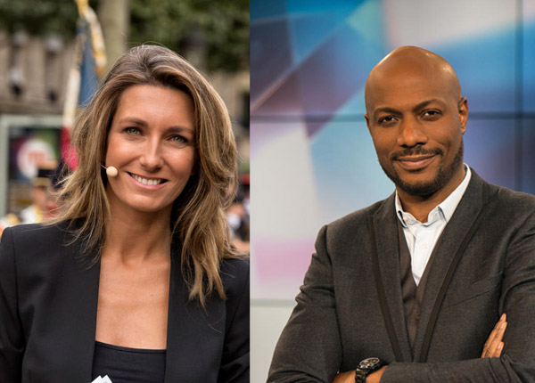 Anne-Claire Coudray et Harry Roselmack : le duo de charme de l’info sur TF1