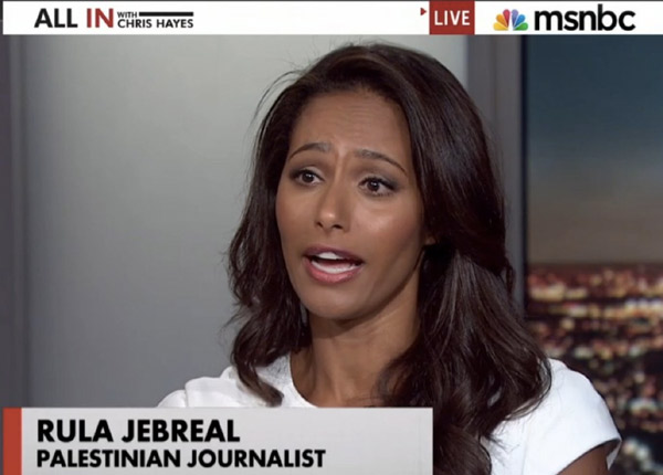 La critique de Rula Jebreal, journaliste palestinienne, sur MSNBC La critique de Rula Jebreal, journaliste palestinienne, sur MSNBC