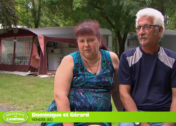 Bienvenue au camping :  Dominique et Gérard, en toute simplicité