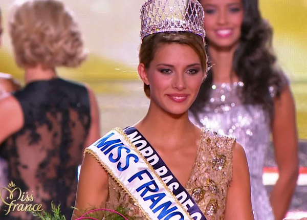 Camille Cerf (Miss Nord-Pas-de-Calais) est sacrée Miss France 2015