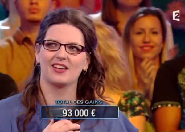 N’oubliez pas les paroles : record pour Nathalie, éliminée avec 93 000 euros