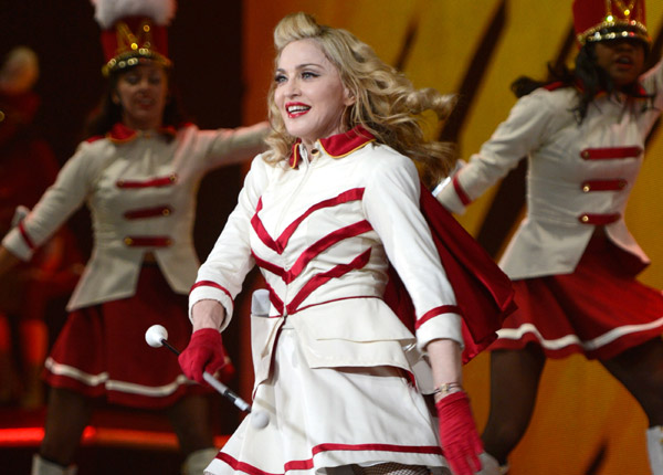 The MDNA Tour : Madonna précède Céline Dion et Carla Bruni