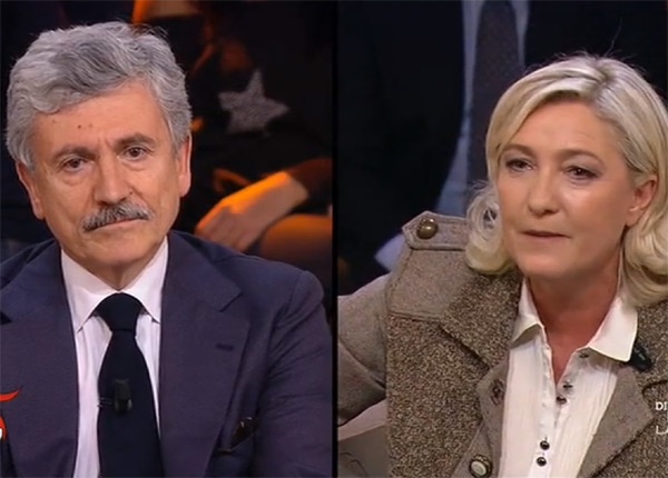 Marine Le Pen : sa première télévision en Italie peine à convaincre le public
