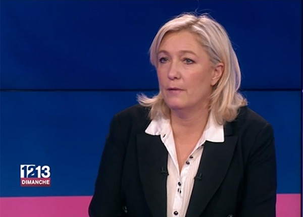 Emissions politiques : Marine Le Pen ne fait pas le plein sur France 3