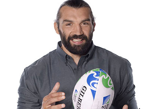 Sébastien Chabal, nouveau colosse de l’équipe de rugby de Canal+