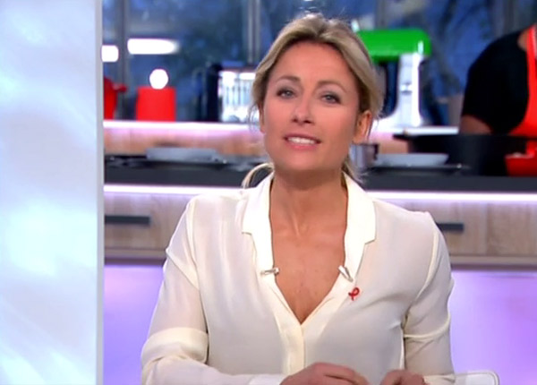 C à vous : Estelle Lefébure et Julia Vignali offrent un record à Anne-Sophie Lapix