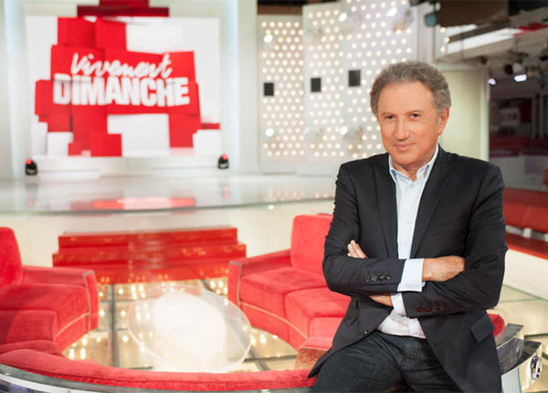 Vivement dimanche : Sophie Davant, Laurent Baffie et William Leymergie chez Michel Drucker