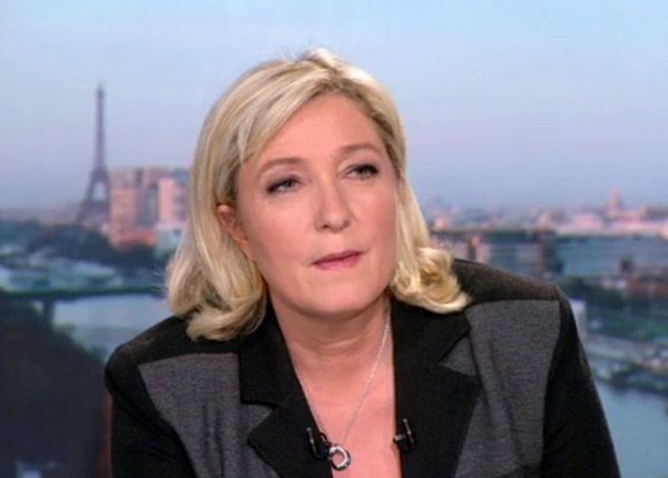 Le 20 heures de TF1 largement en tête des audiences avec Marine Le Pen