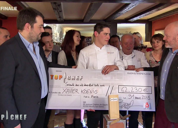 Top chef 2015 : Xavier bat Kevin devant 3.5 millions de Français Top chef 2015 : Xavier bat Kevin devant 3.5 millions de Français
