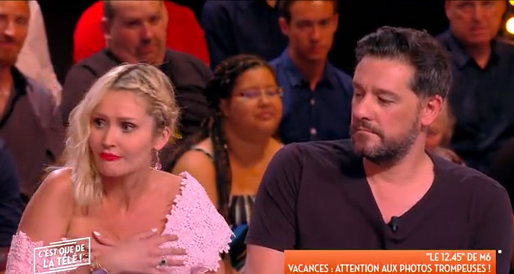 C’est que de la télé : Tatiana Laurens sein nu en plein direct, Julien Courbet ne résiste pas en audience
