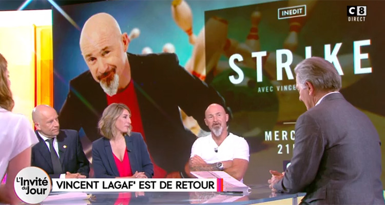 William à midi : Vincent Lagaf’ impuissant pour C8, C’est que de la télé recule en audience