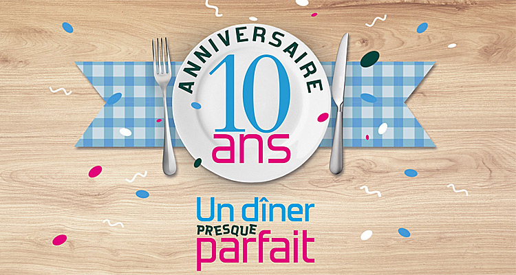 Un dîner presque parfait spécial 10 ans : Ève Angeli de retour face à Jean-Fabien, Ruben, Maria et Grégory