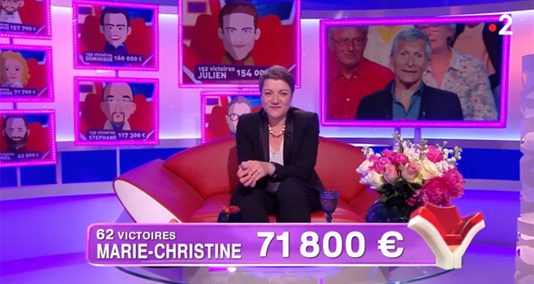 Tout le monde veut prendre sa place : Marie-Christine retrouve en duel Véronique des 12 coups de midi, et reste championne