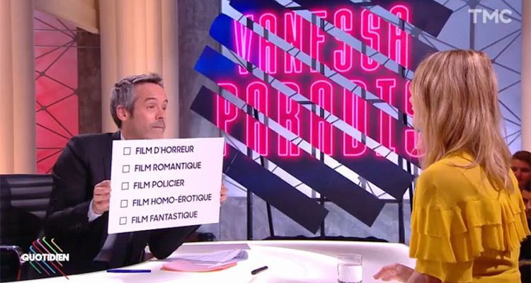 Quotidien : Yann Barthès leader des audiences avec Vanessa Paradis et la victoire de l’Equipe de France