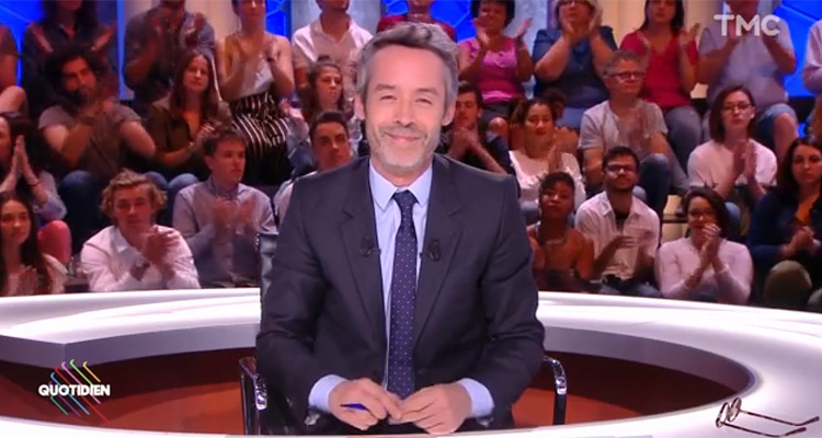 Quotidien : Yann Barthès charme Naomi Campbell, TMC éloigne C8 en audience