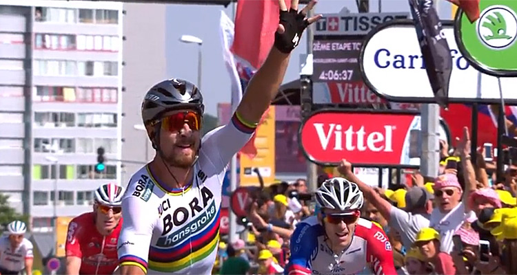 Tour de France (audiences) : avant le contre-la-montre à Cholet, France 2 et Peter Sagan écrasent la concurrence, France 3 et Miss Fisher battues par C8 