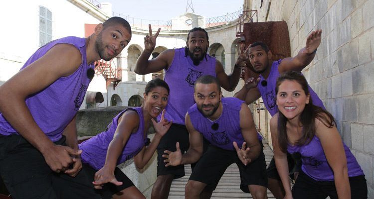 Fort Boyard déprogrammé, le Père Fouras retrouve Tony Parker et Boris Diaw 