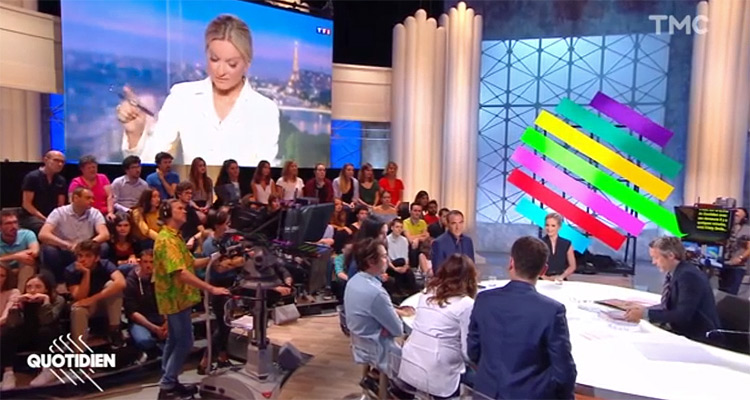 Quotidien : Yann Barthès, Audrey Crespo-Mara et Nikos Aliagas mettent à terre TPMP