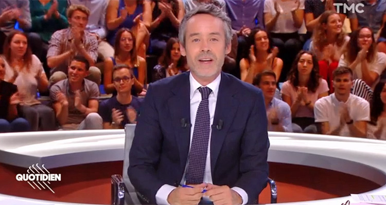 Quotidien : Yann Barthès en hausse d’audience, TMC creuse l’écart avec TPMP 