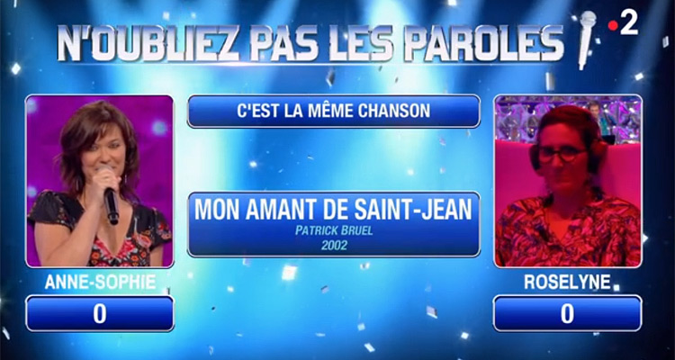 N’oubliez pas les paroles : la maestro Roselyne échoue sur un mot, Anne-Sophie au top avec Nagui