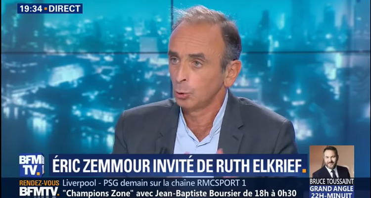 Éric Zemmour repart au combat sur BFMTV