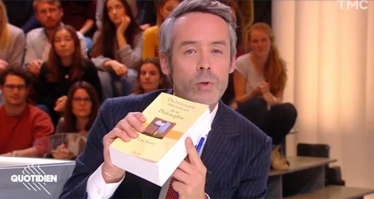 Quotidien : Yann Barthès compare Marine Le Pen à une folle, audience au coude-à-coude avec TPMP