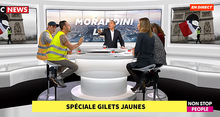Morandini Live : un incident en plateau, record d’audience pour CNews