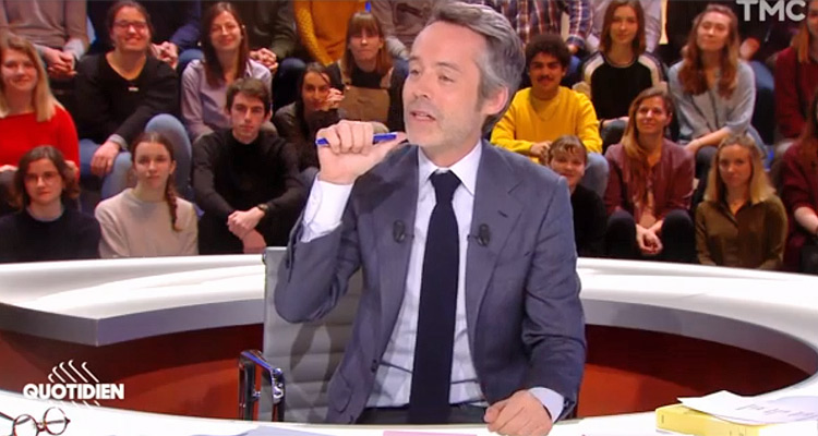 Quotidien (audiences) : Yann Barthès sous le million mais devant TPMP ouvert à tous et Benjamin Castaldi