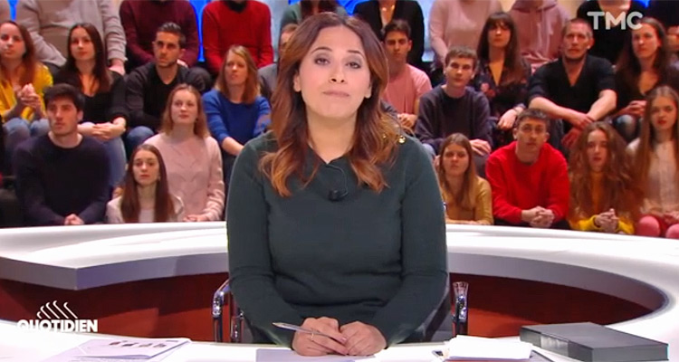 Quotidien : Yann Barthès déserte, Sahlia Brakhlia et Amy Adams sous le million face à Benjamin Castaldi Quotidien : Yann Barthès déserte, Sahlia Brakhlia et Amy Adams sous le million face à Benjamin Castaldi
