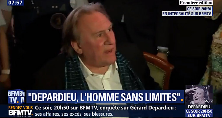 Depardieu, l’homme sans limites (BFMTV) : coulisses d’un tournage compliqué