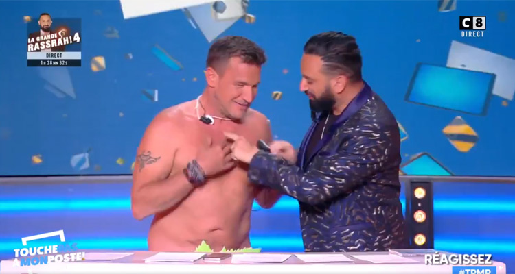 Touche pas à mon poste : Benjamin Castaldi se dénude, Cyril Hanouna sacrifie son audience 