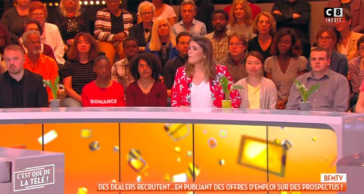 C’est que de la télé : Valérie Bénaïm encore en baisse, C8 talonnée par L’avant-Quotidien