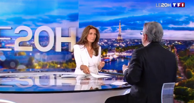 Audiences JT (dimanche 5 mai 2019) : Anne-Claire Coudray règne avec Melenchon, Thomas Sotto fait mieux que Laurent Delahousse...