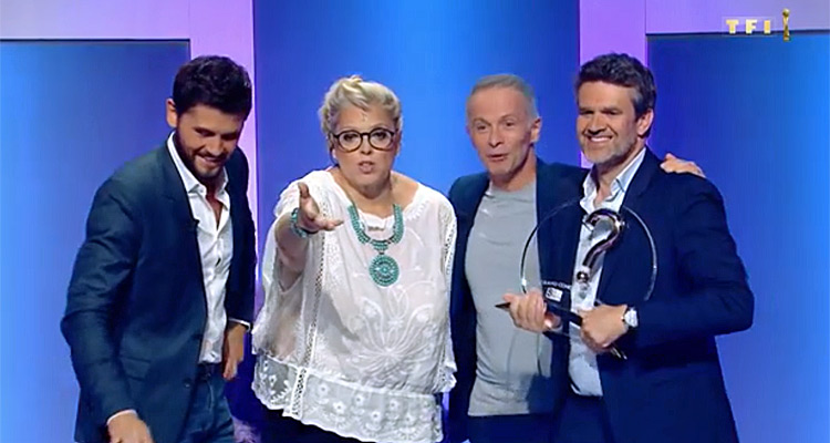 Le grand concours des animateurs : Hervé Mathoux gagnant du trophée face à Samuel Etienne et Christophe Beaugrand