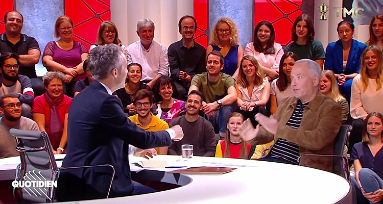 Quotidien : Yann Barthès boycotté, Cyril Hanouna menace TMC en audience