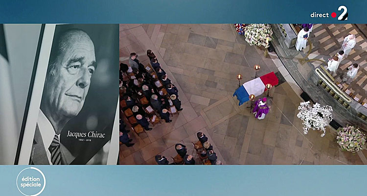 Obsèques de Jacques Chirac : quelle audience pour l’hommage national sur TF1 et France 2 ?