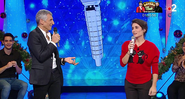 Audiences TV Access (samedi 21 décembre 2019) : Nikos Aliagas (50 mn inside) et Nagui (N’oubliez pas les paroles) en plein duel, NRJ12 double son audience avec Camille Cerf 