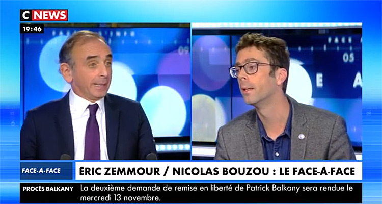 Face à l’info : Eric Zemmour alerte LCI après un dérapage, quelle audience pour CNews ? 