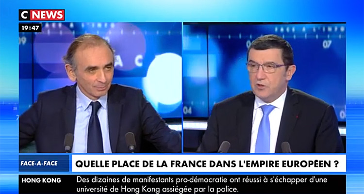 Face à l’info (audiences) : Christine Kelly bat de nouveaux records, Eric Zemmour encense Napoléon et apprivoise le public masculin