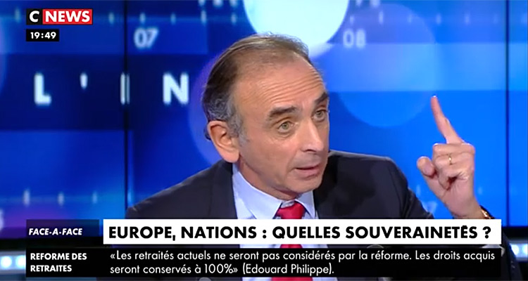 Face à l’info explose son record d’audience, Eric Zemmour et Eric Naulleau en hausse sur Paris Première