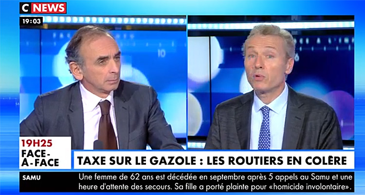 Face à l’info : Christine Kelly abandonne son leadership, Eric Zemmour nargué par LCI en audience